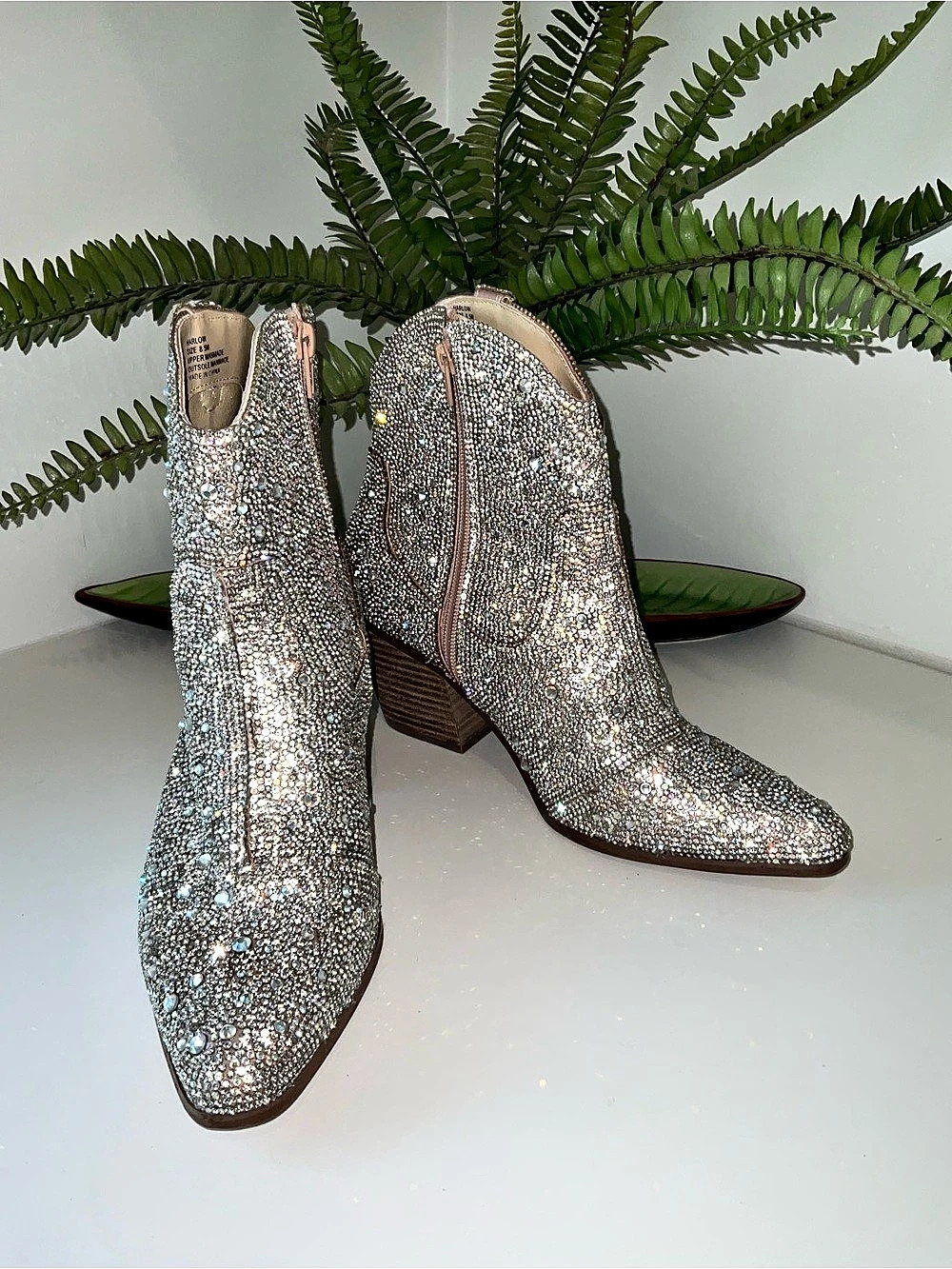 Matisse Rhinestone Ankle Boots